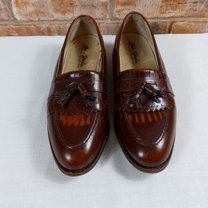 John drake brown leather shoes Sz 11D